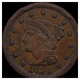 1854 Braided Hair Large Cent NEARLY UNCIRCULATED