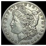 1884-S Silver Morgan Dollar NEARLY UNCIRCULATED
