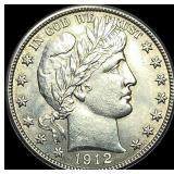 1912-D Silver Barber Half Dollar UNCIRCULATED