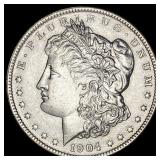1904 Morgan Silver Dollar CLOSELY UNCIRCULATED