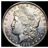 1892-S Silver Morgan Dollar SUPERB GEM BU