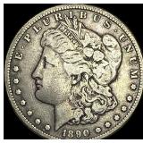 1890-CC Silver Morgan Dollar LIGHTLY CIRCULATED
