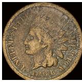 1864 Bronze Indian Head Cent NICELY CIRCULATED