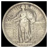1917-S Silver Standing Liberty Quarter LIGHTLY CIR