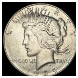 1934 Peace Silver Dollar CLOSELY UNCIRCULATED