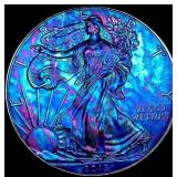 2013 Toned 1oz Silver American Eagle Dollar  GEM