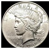 1934-D Silver Peace Dollar CLOSELY  UNCIRCULATED