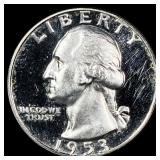 1953 Washington Silver Quarter CHOICE PROOF
