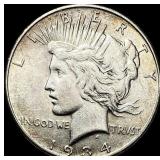1934-D Silver Peace Dollar CLOSELY UNCIRCULATED