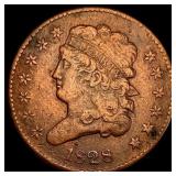 1828 Classic Head Half Cent LIGHTLY CIRCULATED