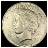 1934-D Silver Peace Dollar CLOSELY  UNCIRCULATED