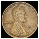 1922-D Lincoln Wheat Cent NEARLY UNCIRCULATED