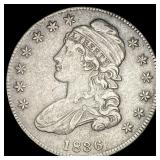1836 Capped Bust Half Dollar LIGHTLY CIRCULATED