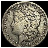 1891-S Silver Morgan Dollar LIGHTLY CIRCULATED