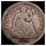 1856 Silver Half Dime NICELY CIRCULATED