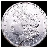 1896-S Silver Morgan Dollar NEARLY UNCIRCULATED