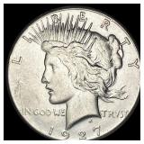 1927 Peace Silver Dollar CLOSELY UNCIRCULATED