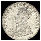 1919 India Silver 1 Rupee UNCIRCULATED