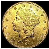 1904 Liberty Head $20 Gold Double Eagle  CHOICE BU
