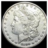 1890-S Silver Morgan Dollar CHOICE AU