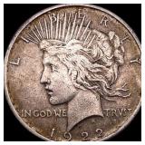 1922 Silver Peace Dollar LIGHTLY CIRCULATED