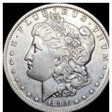 1891-O Silver Morgan Dollar NEARLY UNCIRCULATED