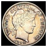1908-D Barber Dime CLOSELY UNCIRCULATED