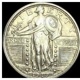 1917 FH Type 1 Standing Liberty Quarter HIGH GRADE