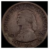 1921 Missouri Centennial Half Dollar LIGHTLY CIRCU