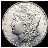 1904 Silver Morgan Dollar CHOICE BU
