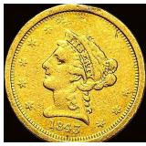 1845-O $2.50 Gold Quarter Eagle LIGHTLY CIRCULATED