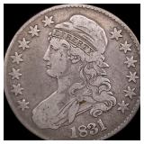 1831 Capped Bust Half Dollar LIGHTLY CIRCULATED