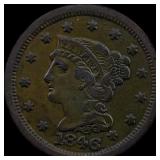 1846 Braided Hair Large Cent HIGH GRADE