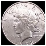 1923-S Silver Peace Dollar CLOSELY UNCIRCULATED
