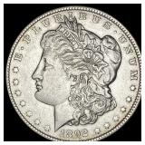 1892 Morgan Silver Dollar CHOICE AU