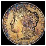 1886 Silver Morgan Dollar SUPERB GEM BU