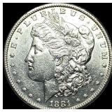 1881-S Silver Morgan Dollar CLOSELY UNCIRCULATED