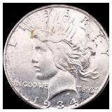 1934 Peace Silver Dollar HIGH GRADE