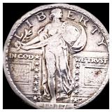 1917 Type 1 Standing Liberty Quarter LIGHTLY CIRCU