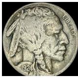 1924-S Buffalo Nickel CLOSELY UNCIRCULATED