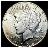 1928 Silver Peace Dollar CLOSELY UNCIRCULATED