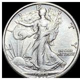 1917 Walking Liberty Half Dollar NEARLY UNCIRCULA