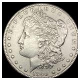 1890-S Silver Morgan Dollar CHOICE AU