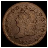 1812 Classic Head Large Cent NICELY CIRCULATED