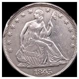 1845-O Silver Half Dollar HIGH GRADE