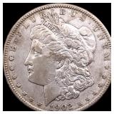 1902 Morgan Silver Dollar NEARLY UNCIRCULATED