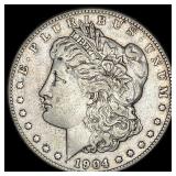 1904-S Silver Morgan Dollar NEARLY UNCIRCULATED