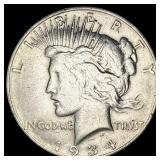 1934-S Silver Peace Dollar CLOSELY UNCIRCULATED