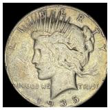 1935 Silver Peace Dollar NICELY CIRCULATED