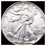 1942 Silver Half Dollar UNCIRCULATED
